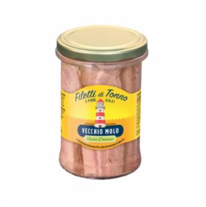 Vecchio Molo Filetti di Tonno a Pinne Gialle Gusto Delicato 300 g