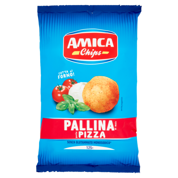 Amica Chips Pallina di mais gusto Pizza 125 g