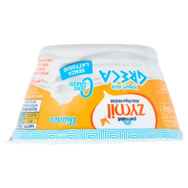 ZYMIL Alta Digeribilità Senza Lattosio Yogurt alla Greca Zero Grassi Bianco 150g