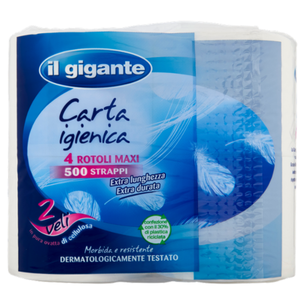 IL GIGANTE Carta igienica Rotoli Maxi 4 pz