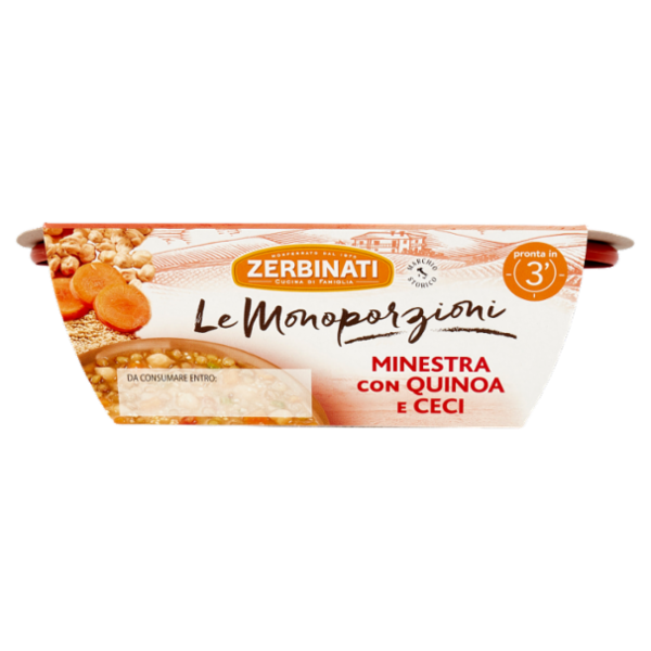 Zerbinati Le Monoporzioni Minestra con Quinoa e Ceci 310 g