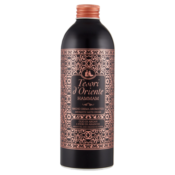 Tesori d'Oriente Hammam Bagno Crema Aromatico Olio di Argan e Fiori di Arancio 500 ml