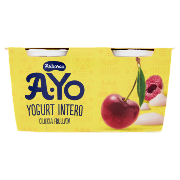Arborea A-Yo Yogurt Intero Ciliegia Frullata 2 x 125 g