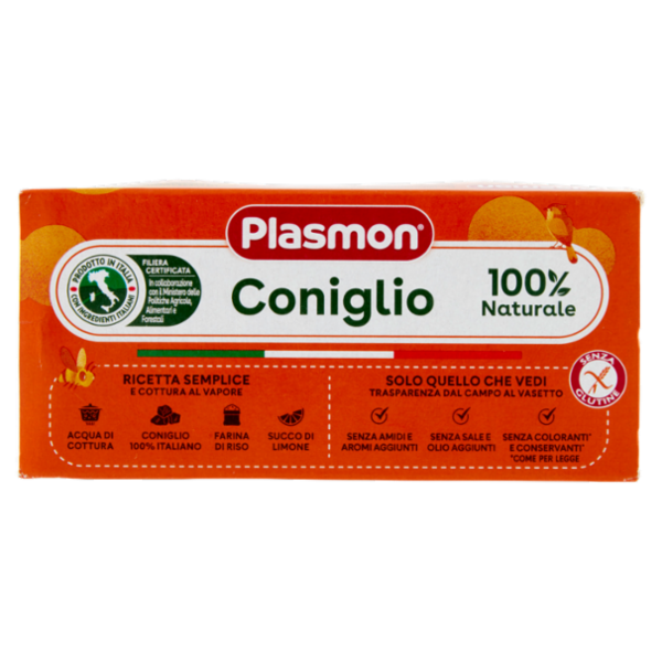 Plasmon Omogeneizzato Coniglio con cereale 2 x 80 g