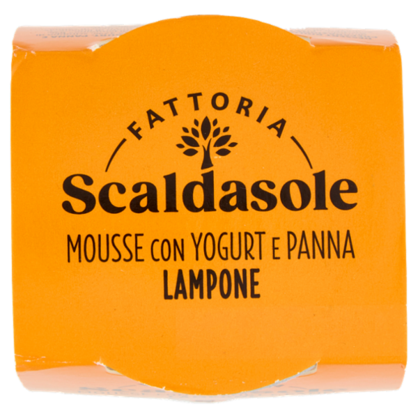 Fattoria Scaldasole Mousse con Yogurt e Panna Lampone 75 g