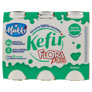 Mukki Kefir Flora Plus Bianco Senza Lattosio 6 x 100 g