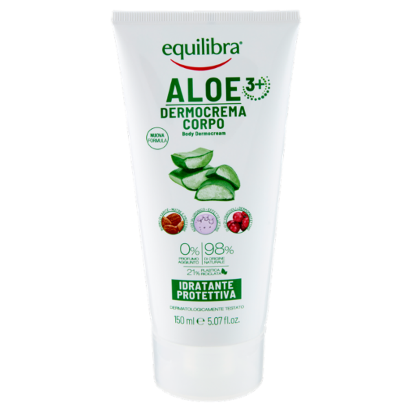 equilibra Aloe 3+ Dermocrema Corpo Idratante Protettiva 150 ml