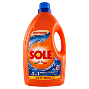 Sole Detersivo Lavatrice Bianco Splendente 61 Lavaggi 2,745 L