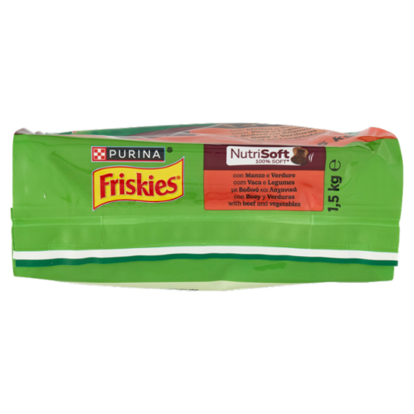 PURINA FRISKIES NutriSoft Manzo e Verdure 1,5kg