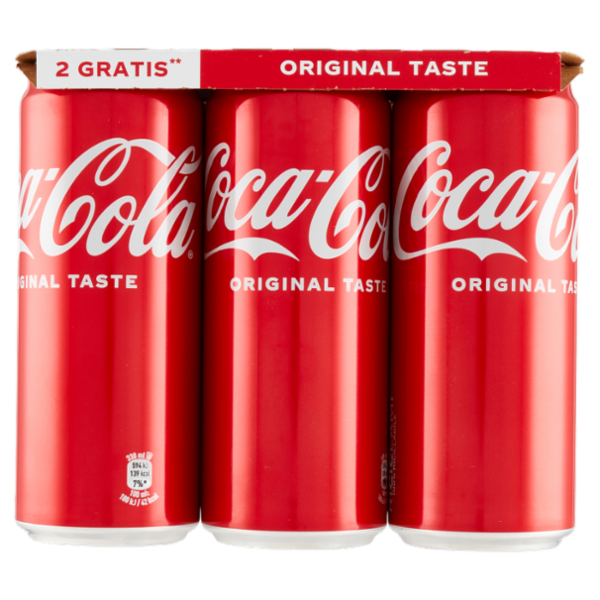 COCA-COLA Original Taste Can (4+2) x 330 ml