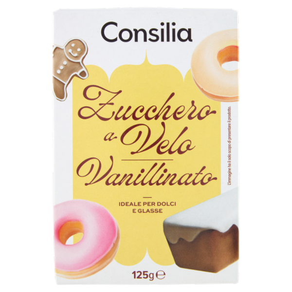 Consilia Zucchero a Velo Vanillinato 125 g