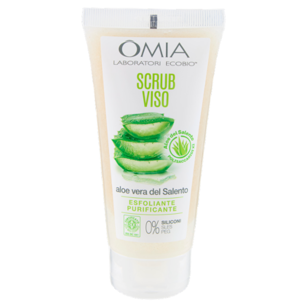 Omia Laboratori Ecobio Scrub Viso aloe vera del Salento 75 ml