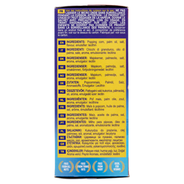 Popz the Microwave Popcorn Gusto Paprika 3 x 85 g