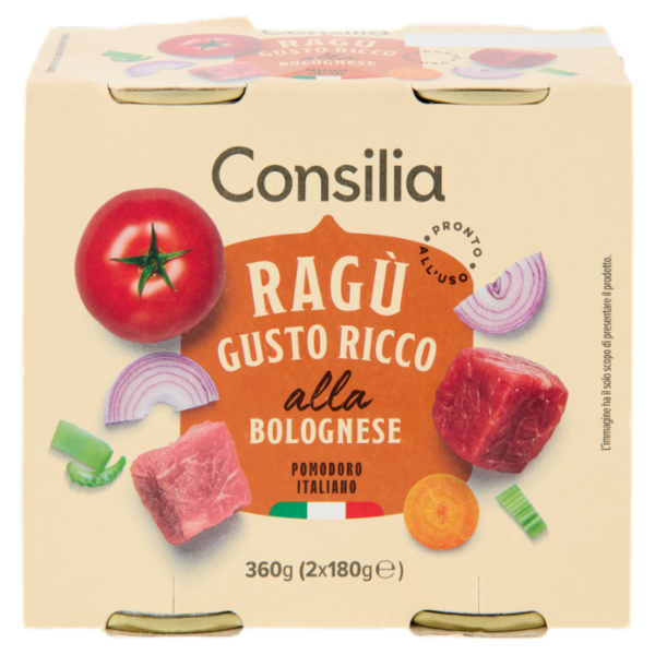 Consilia Ragù Gusto Ricco alla Bolognese 2x180 g