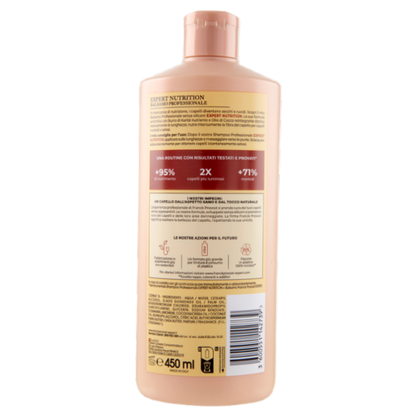 Franck Provost Expert Nutrition Balsamo Professionale 450 ml