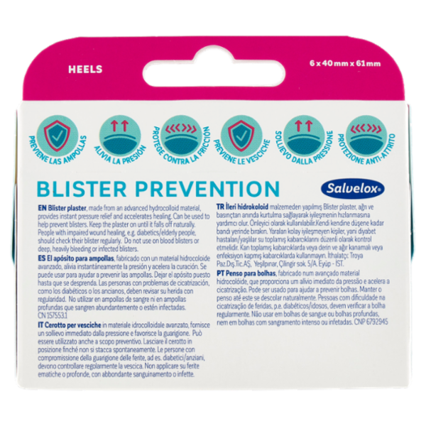 Salvelox Blister Prevention Vesciche 6 pz