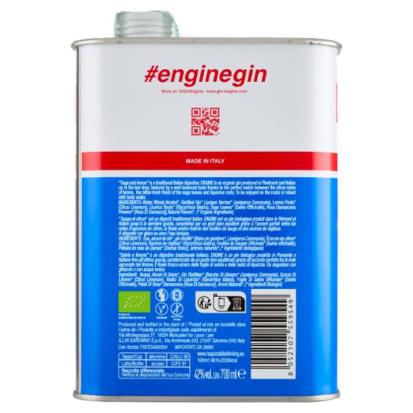 Engine Italian Organic Gin 01 700 ml