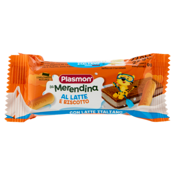 Plasmon la Merendina al Latte e Biscotto 4 x 22 g