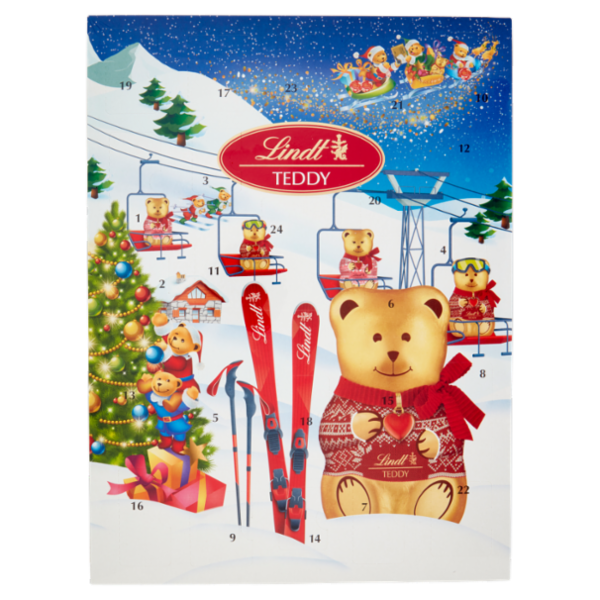 Lindt Calendario avvento Orsetto Natale 170 g