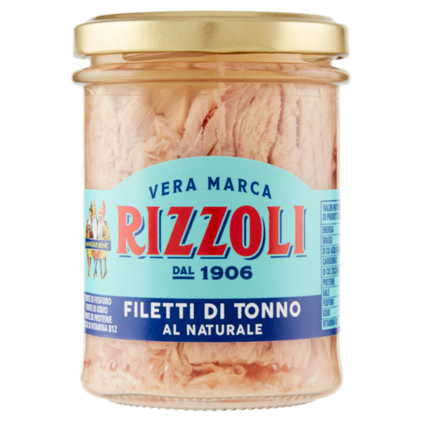 Rizzoli Filetti di Tonno al Naturale 200 g