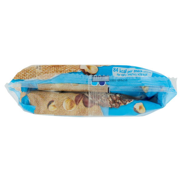 Pesoforma Gallette Snack di riso integrale, con cioccolato al latte e nocciole - 8 x 17,75 g