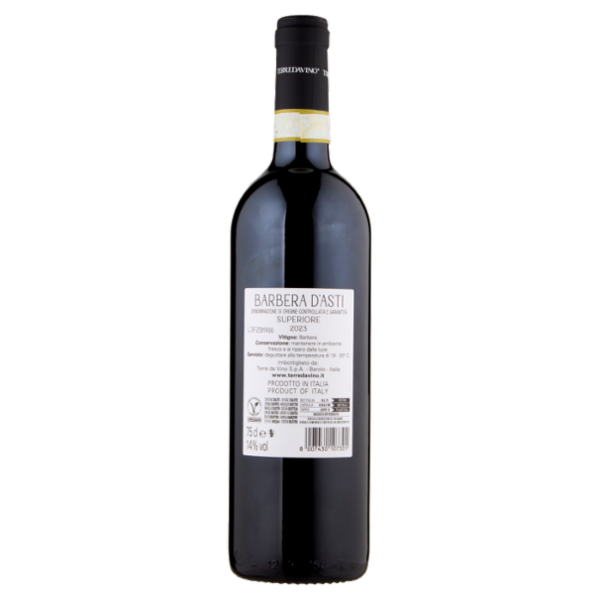 Terredavino Agricole Raggi di Bosco Barbera d'Asti DOCG Superiore 75 cl