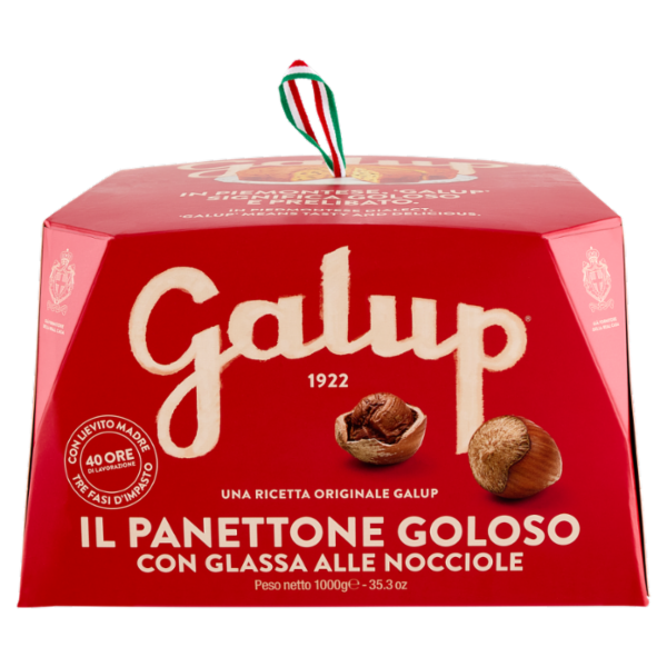 Galup il Panettone Goloso con Glassa alle Nocciole 1000 g