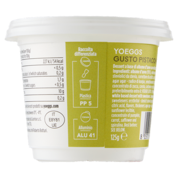 Yoeggs Gusto Pistacchio 125 g