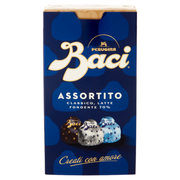 BACI PERUGINA Assortito Cioccolatini ripieni al Gianduia Scatola 200 g