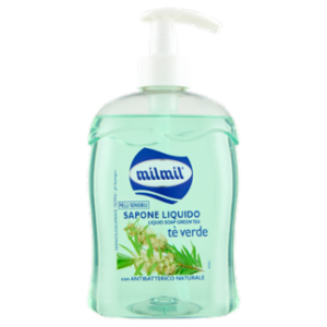 Milmil Sapone Liquido Tè Verde Pelli Sensibili 500 Ml