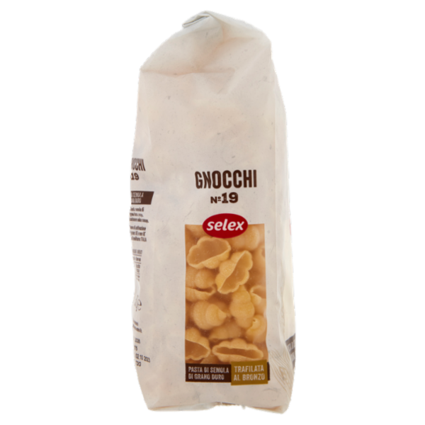 Selex Pasta di Semola Trafilata al Bronzo Gnocchi 500 g