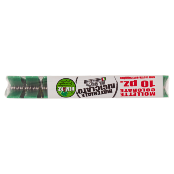 Remake Mollette Colorate con molla antiruggine 10 pz