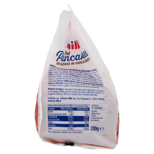 Milk Mini Pancakes con Gocce di Cioccolato 200 g