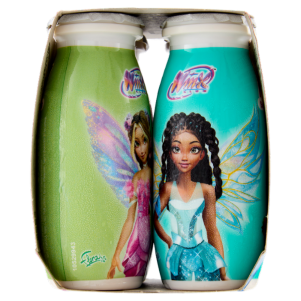 ACTIMEL Winx, Yogurt da Bere con Vit B6 e D per il Sistema Immunitario, gusto fragola, 4X100G