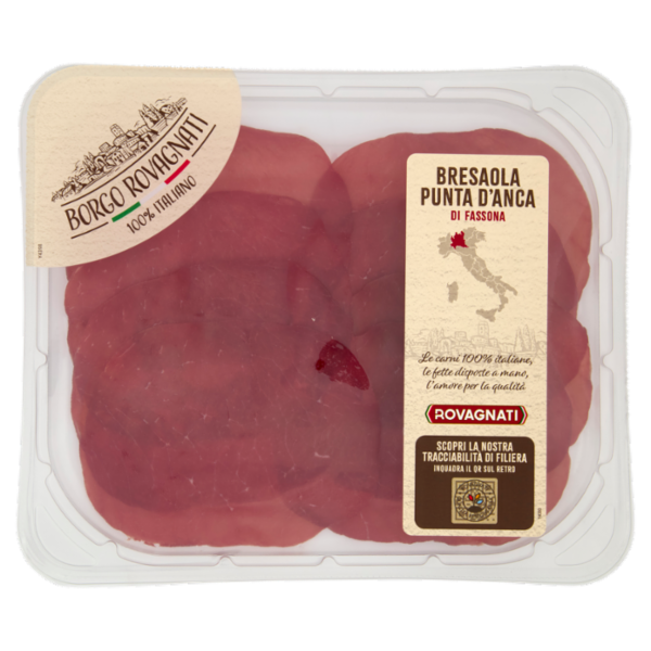 Borgo Rovagnati Bresaola Punta d'Anca di Fassona 90 g