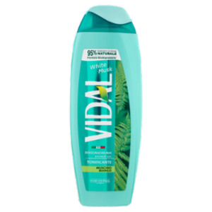 Vidal White Musk Docciaschiuma Tonificante Muschio Bianco 250 Ml