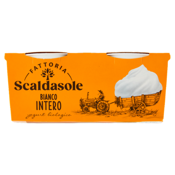 Fattoria Scaldasole Bianco Intero yogurt biologico 2 x 115 g