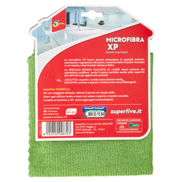 Super5 Microfibra XP Panno Multiuso 1 pz