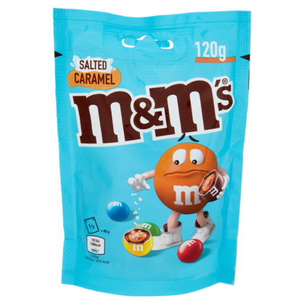 M&M's Confetti al Cioccolato con Caramello Salato 120 g
