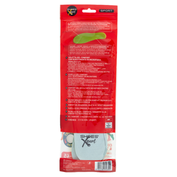 Shoes'Xpert Sport Soletta Gel Taglia 36-45