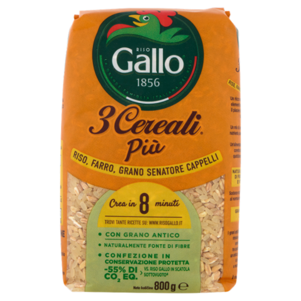 Riso Gallo 3 Cereali Più 800 g