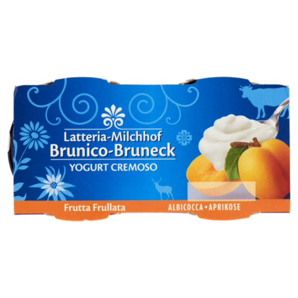 Latteria Brunico Yogurt Cremoso Frutta Frullata Albicocca 2 x 125 g