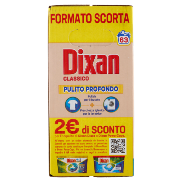 DIXAN Liquido Classico 3x21=63 Lavaggi 3 x 945 ml