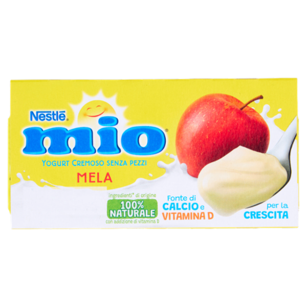 NESTLÉ MIO Yogurt Cremoso Senza Pezzi Mela 2x125g