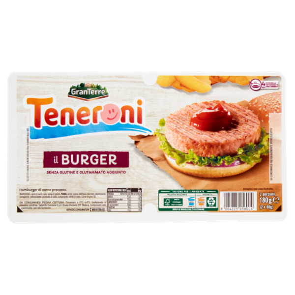 Teneroni il Burger 2 x 90 g