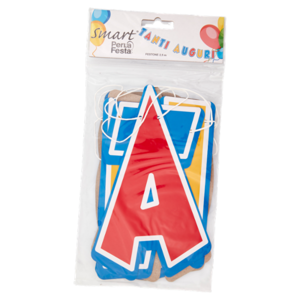 Smart PerLa Festa Festone Tanti Auguri 2,5 m 1 pz