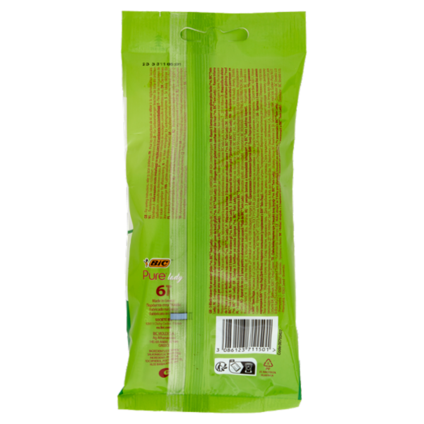 Bic Pure Lady rasoio trilama, 6 pezzi
