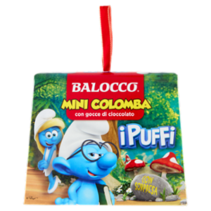 Balocco Mini Colomba Con Gocce Di Cioccolato i Puffi 100 g