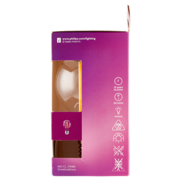 Philips Led goccia filamento 100W E27 2700K