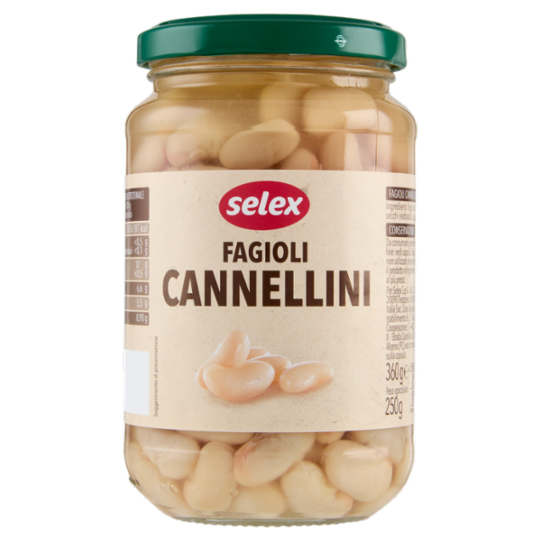 Selex Fagioli Cannellini Lessati 360 g